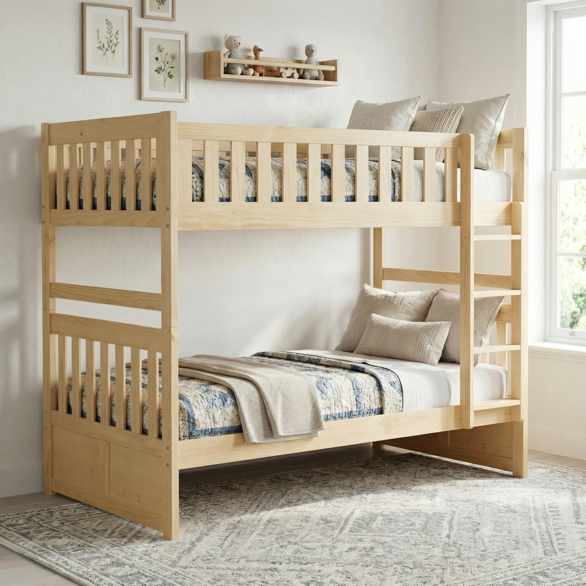 B2043 Twin/Twin Bunk Bed - view 2