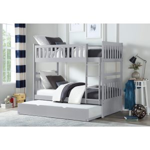 B2063 Twin/Twin Bunk Bed with Twin Trundle
