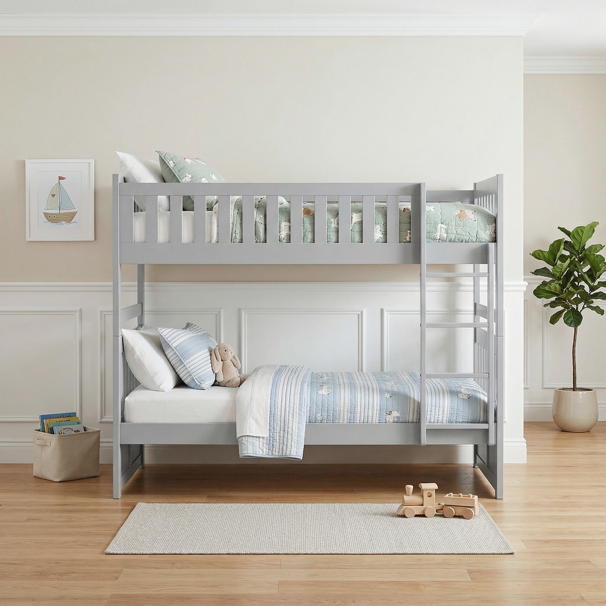 B2063 Twin/Twin Bunk Bed - view 2