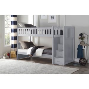 B2063 Twin/Twin Step Bunk Bed