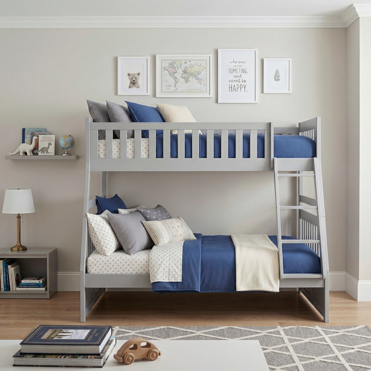 B2063 Twin/Full Bunk Bed - view 2