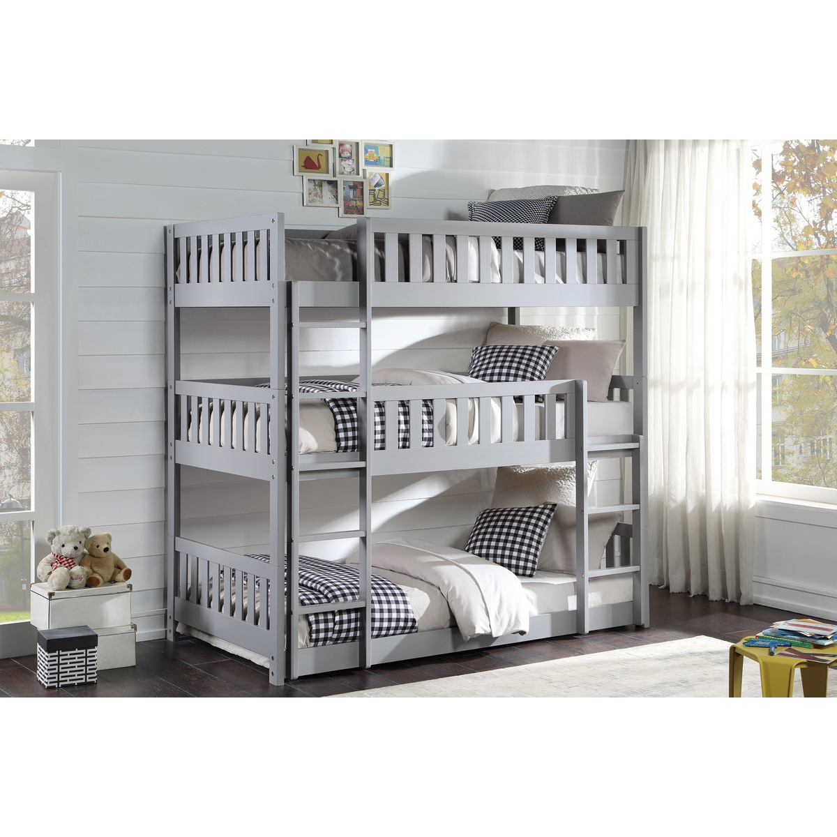 B2063 Triple Bunk Bed