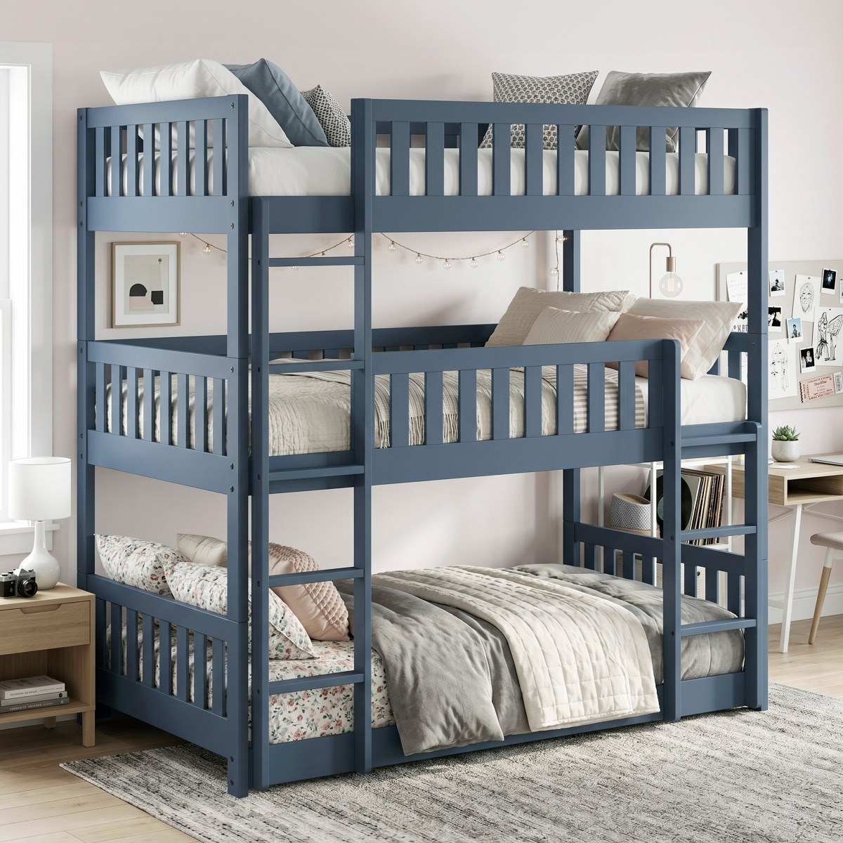 B2083 Triple Bunk Bed - view 2