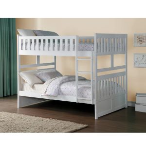 B2053 White Full/Full Bunk Bed